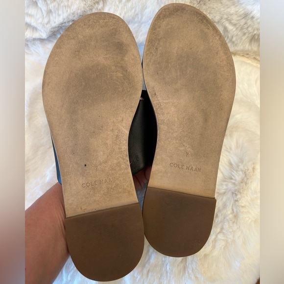 Cole Haan Findra Women's Black leather Slide Sandals Sz-7B.  I - Picture 10 of 10